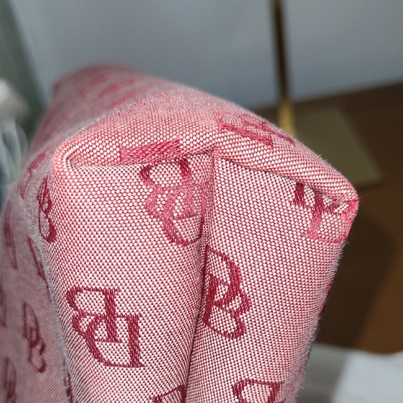 Dooney & Bourke Red Monogram Shoulder Bag - Picture 6 of 9